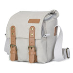CADEN N1 Borsa fotografica per fotocamera digitale impermeabile in tela semplice retrò multifunzionale, N1 Simple Coffee, N1 Simple Beige White