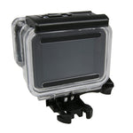 Per GoPro HERO6 /5 Touch Screen Custodia protettiva impermeabile da 45 m con fibbia di montaggio e vite di base, non è necessario rimuovere l'obiettivo, 45m Waterproof