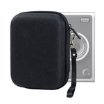 Custodia rigida per custodia rigida per FUJIFILM Instax mini EVO, Fabric Pattern Black, Fabric Pattern Grey