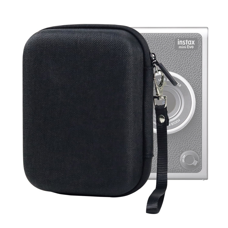 Custodia rigida per custodia rigida per FUJIFILM Instax mini EVO, Fabric Pattern Black, Fabric Pattern Grey