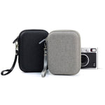 Custodia rigida per custodia rigida per FUJIFILM Instax mini EVO, Fabric Pattern Black, Fabric Pattern Grey