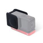Per fotocamera panoramica Insta360 One R con cornice Custodia protettiva in silicone antiurto con copriobiettivo, Panoramic  Case + Lens Cap