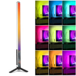 LUXCeO Mood1 50 cm RGB Atmosfera colorata Ritmo LED Stick Luce di riempimento per foto video portatile, senza treppiede, 50cm