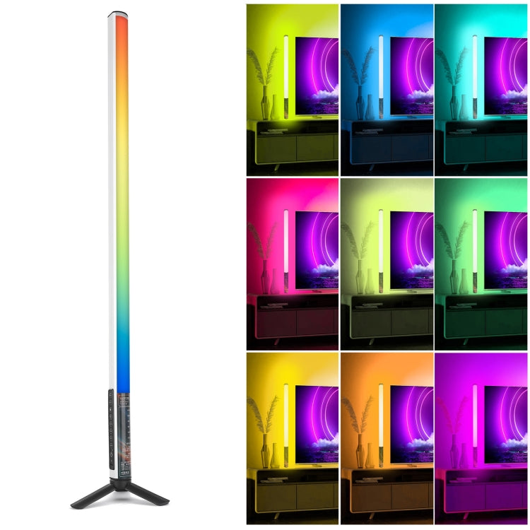 LUXCeO Mood1 85 cm RGB Atmosfera colorata Ritmo LED Stick Luce di riempimento per foto video portatile, senza treppiede, 85cm