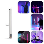 LUXCeO Mood1 85 cm RGB Atmosfera colorata Ritmo LED Stick Luce di riempimento per foto video portatile, senza treppiede, 85cm