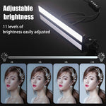 LUXCeO WS66 USB LED Luce video live 2500K-9000K Luce di riempimento per conferenze portatili bicolore, WS66