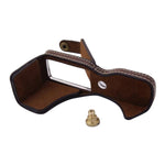 Base mezza custodia per fotocamera in pelle PU con filo da 1/4 di pollice per Canon EOS M100, For Canon EOS M100