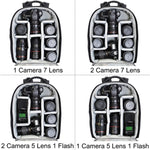 Zaino fotografico CADeN a tracolla multifunzionale per fotocamera reflex