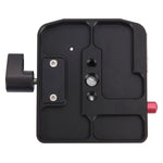 Fittest FC-501 Adattatore per morsetto in lega di alluminio con gruppo a sgancio rapido con piastra scorrevole a sgancio rapido per la sostituzione del treppiede Manfrotto 577, FC-501