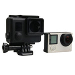 Per GoPro HERO4 Custodia protettiva in ABS scheletrato con fibbia di montaggio di base e vite di comando, HERO4