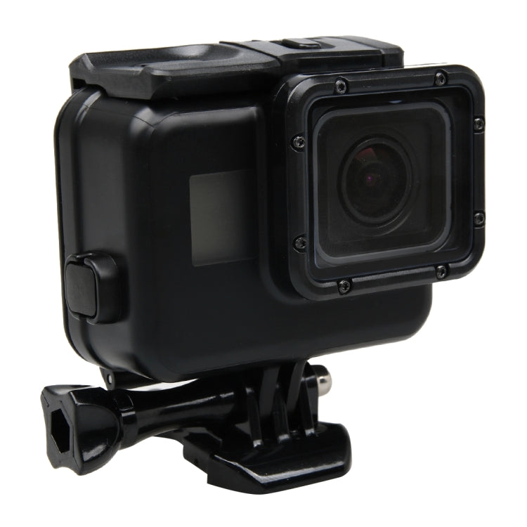 2 in 1 per GoPro HERO5 Touch Screen Cover posteriore + Custodia protettiva impermeabile da 45 m (non è necessario smontare l'obiettivo quando installato) con fibbia di montaggio di base e vite di comando, No Need to Disassemble Lens