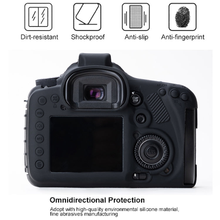 Custodia protettiva in morbido silicone per Canon EOS 7D, For Canon EOS 7D