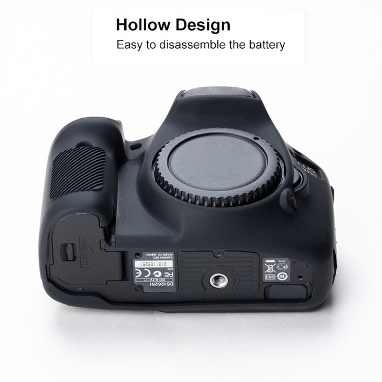 Custodia protettiva in morbido silicone per Canon EOS 7D, For Canon EOS 7D