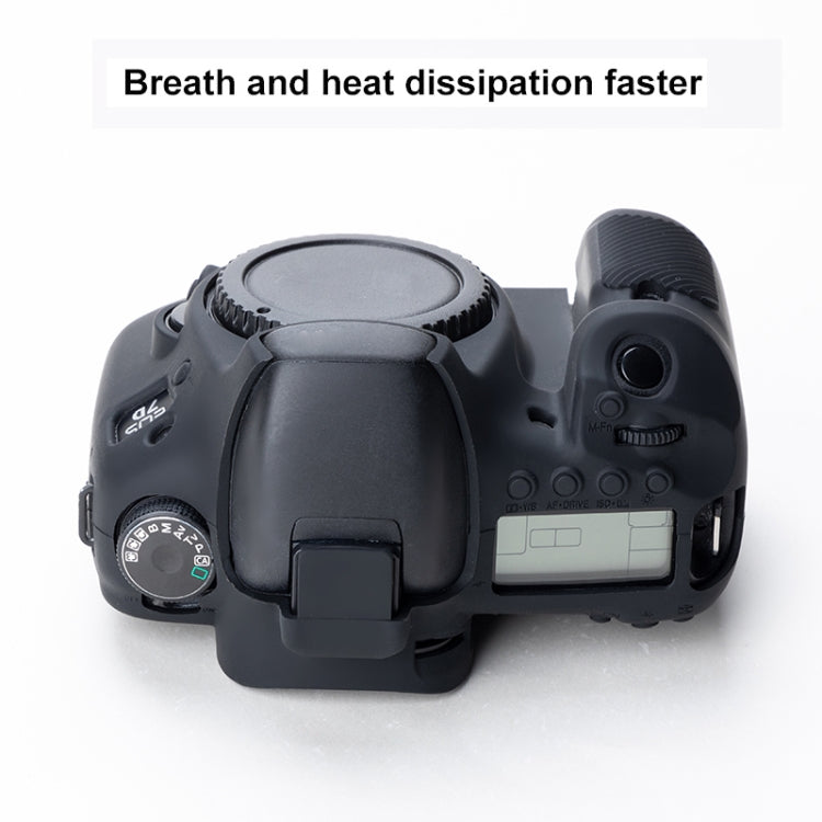 Custodia protettiva in morbido silicone per Canon EOS 7D, For Canon EOS 7D