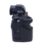 Base mezza custodia per fotocamera in pelle PU con filo da 1/4 di pollice per Sony A7 IV, For Sony A7 IV