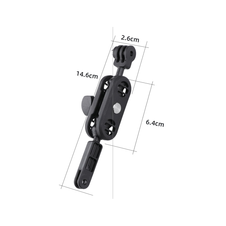 Adattatore montaggio casco moto 360° per DJI Osmo