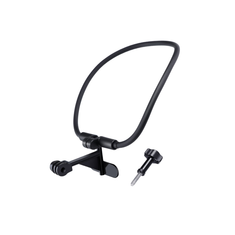 Supporto per fotocamera da collo indossabile pigro a mani libere con morsetto per telefono, versione estesa, Neck Holder C