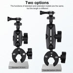 Supporto per manubrio per bici da moto con rotazione regolabile a 360 gradi con morsetto per telefono, Standard Version with Phone Clamp