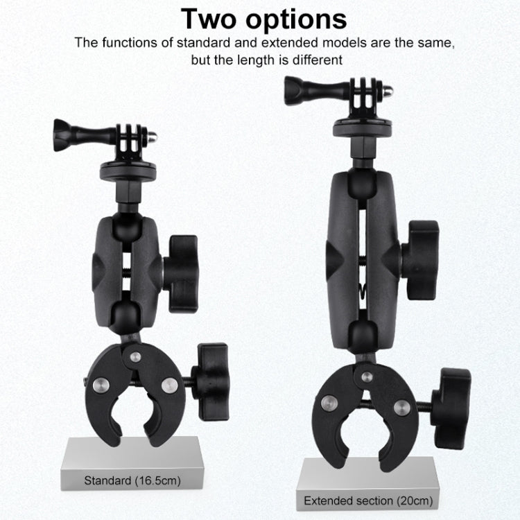 Supporto per manubrio per bici da moto con rotazione regolabile a 360 gradi con morsetto per telefono, Standard Version with Phone Clamp