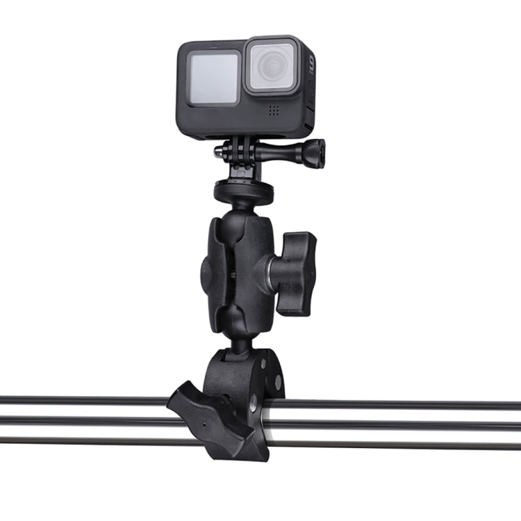 Supporto base per pinza con morsetto per action camera regolabile con rotazione a 360°, Plier Base Holder