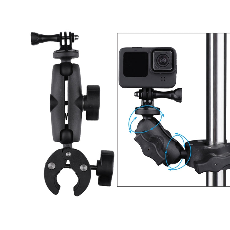 Supporto base per pinza per morsetto per action camera regolabile con rotazione a 360° versione estesa, Extended Version Plier Base Holder