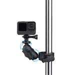 Supporto base per pinza per morsetto per action camera regolabile con rotazione a 360° versione estesa, Extended Version Plier Base Holder