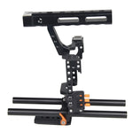YELANGU YLG0904A Maniglia stabilizzatore gabbia videocamera per Panasonic Lumix DMC-GH4 / Sony