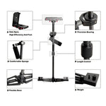 YELANGU YLG0107K Stabilizzatore portatile Steadicam professionale in alluminio aeronautico da 40-67 cm per fotocamera DSLR DV