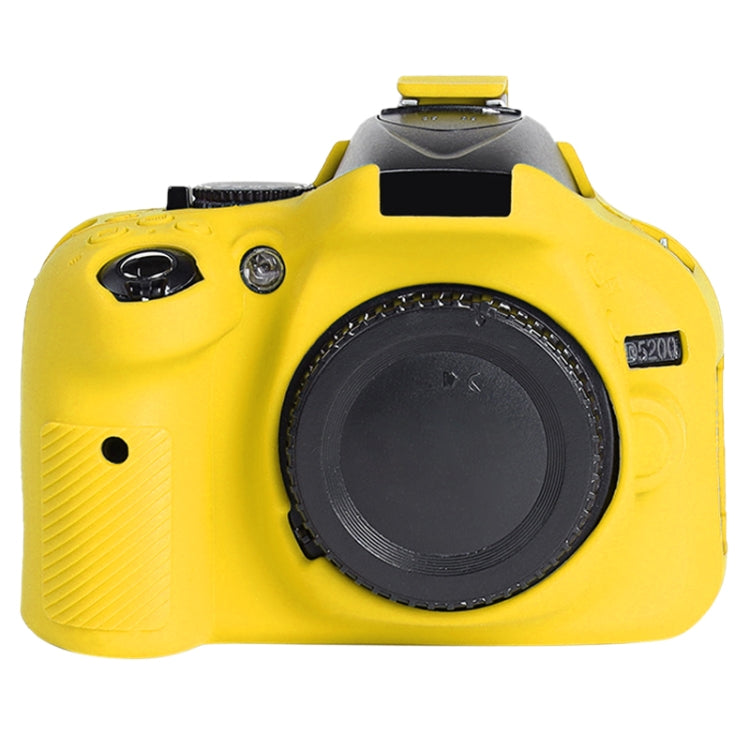 Custodia protettiva in morbido silicone per Nikon D5200, For Nikon D5200