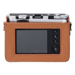 Custodia in vera pelle per fotocamera FUJIFILM instax mini Evo Full Body con cinturino, For FUJIFILM instax mini Evo