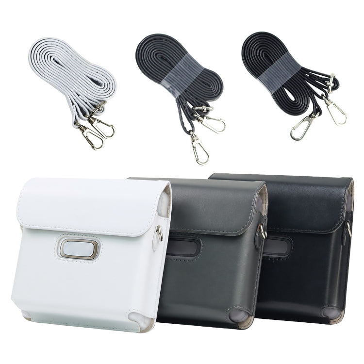 Per FUJIFILM instax Link WIDE Custodia in pelle PU per tutto il corpo con cinturino, For FUJIFILM instax Link WIDE