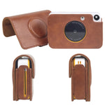 Per Kodak PRINTOMATIC Custodia in pelle PU per fotocamera full body con cinturino, For Kodak PRINTOMATIC