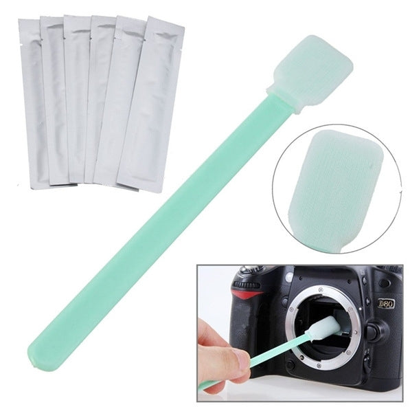 6 pz. Bastoncino con tampone di pulizia per telecamera CCD, Cleaning Swab Stick