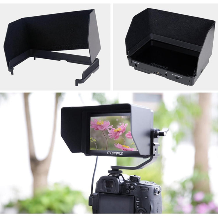 FEELWORLD F5 Pro V4 Touch Screen da 6 pollici DSLR Monitor da campo per fotocamera 3D LUT 4K HDMI Ingresso Uscita Braccio inclinabile, F5 Pro V4
