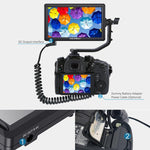 FEELWORLD FW568 V3 Monitor da campo per fotocamera DSLR 3D LUT da 6 pollici, IPS Full HD 1920 x 1152, supporto braccio inclinabile ingresso uscita HDMI