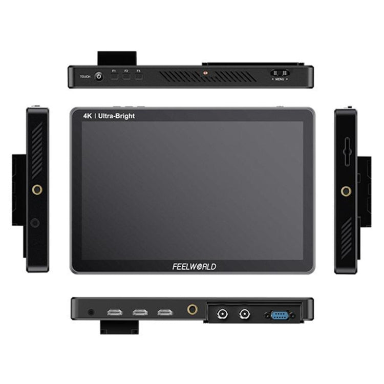 FEELWORLD LUT11S Monitor da campo per fotocamera DSLR touch screen ultra luminoso da 10,1 pollici 2000nit, pannello IPS 3G-SDI 4K HDMI Input Output 1920 x 1200, LUT11S