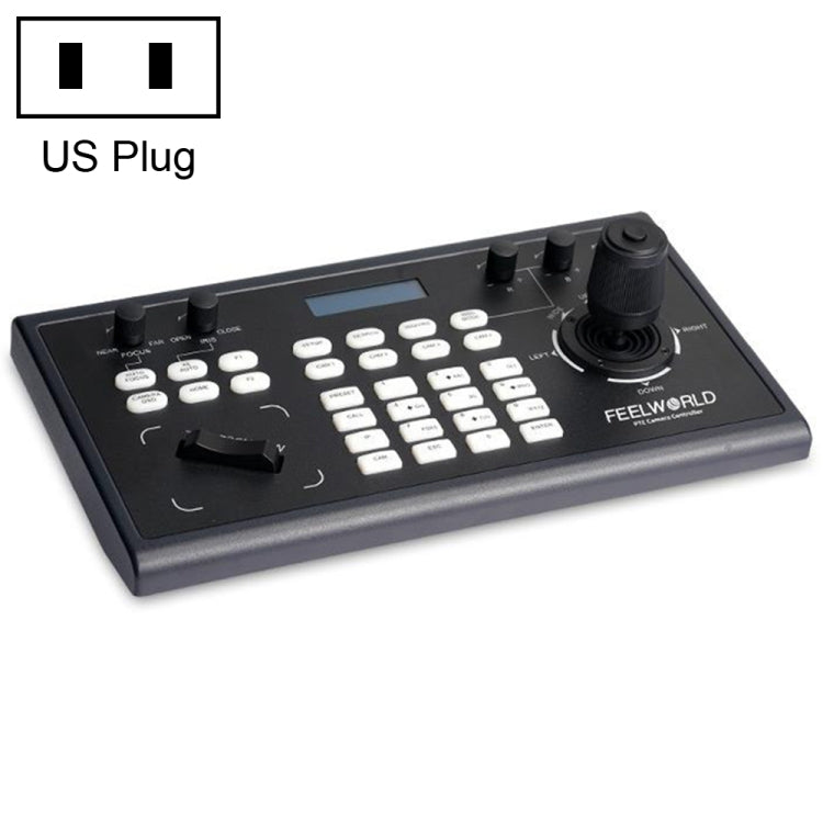 Controller per telecamera PTZ FEELWORLD KBC10 con joystick e controllo da tastiera, supporto PoE, KBC10