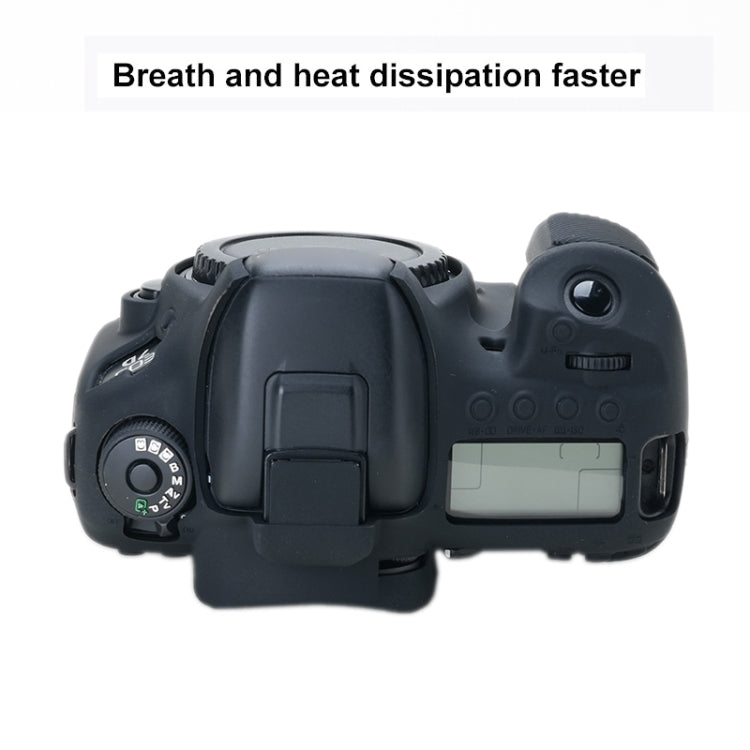 Per Canon EOS 7D Mark II Custodia protettiva morbida in silicone, For Canon EOS 7D Mark II