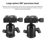 BEIXIN QB-30 Testa a sfera in metallo panoramica con rotazione a 360 gradi con piastra a sgancio rapido, QB-30
