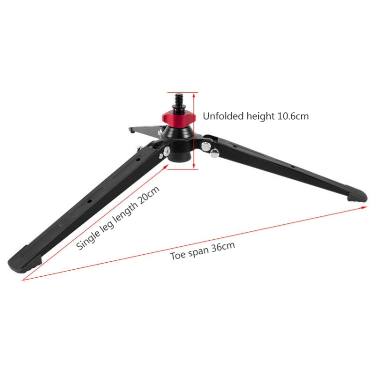 Mini treppiede da tavolo con base monopiede BEXIN ST-3 a tre piedi
