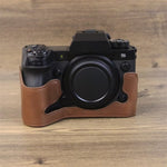 Per Fujifilm XH2S Base mezza custodia per fotocamera in pelle PU con filettatura da 1/4 di pollice, For Fujifilm XH2S