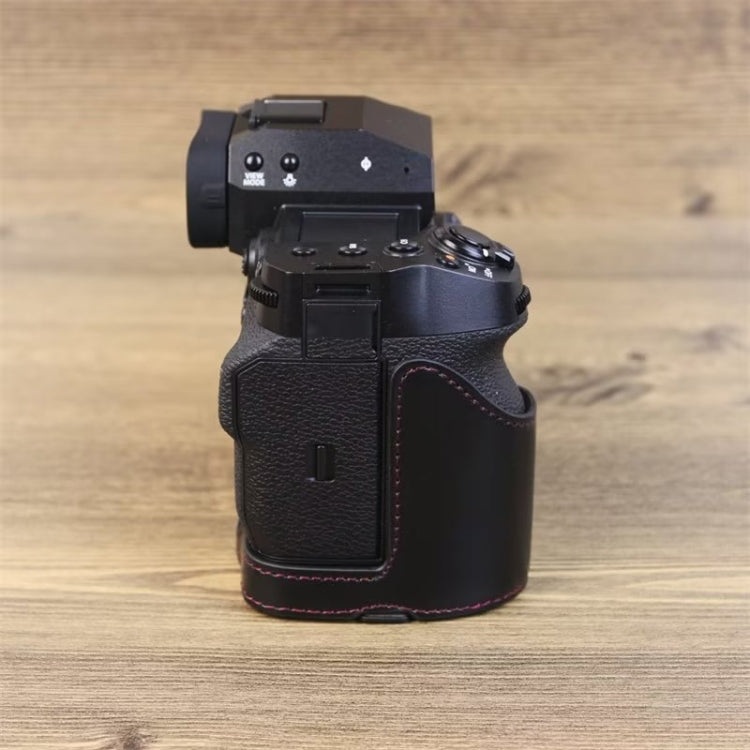 Per Fujifilm XH2S Base mezza custodia per fotocamera in pelle PU con filettatura da 1/4 di pollice, For Fujifilm XH2S