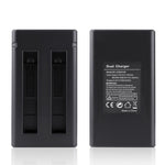 Caricabatterie USB a Doppia Batteria con Cavo e Indicatore Luminoso (Nero) per Insta360 X3 DCA2121B 20050