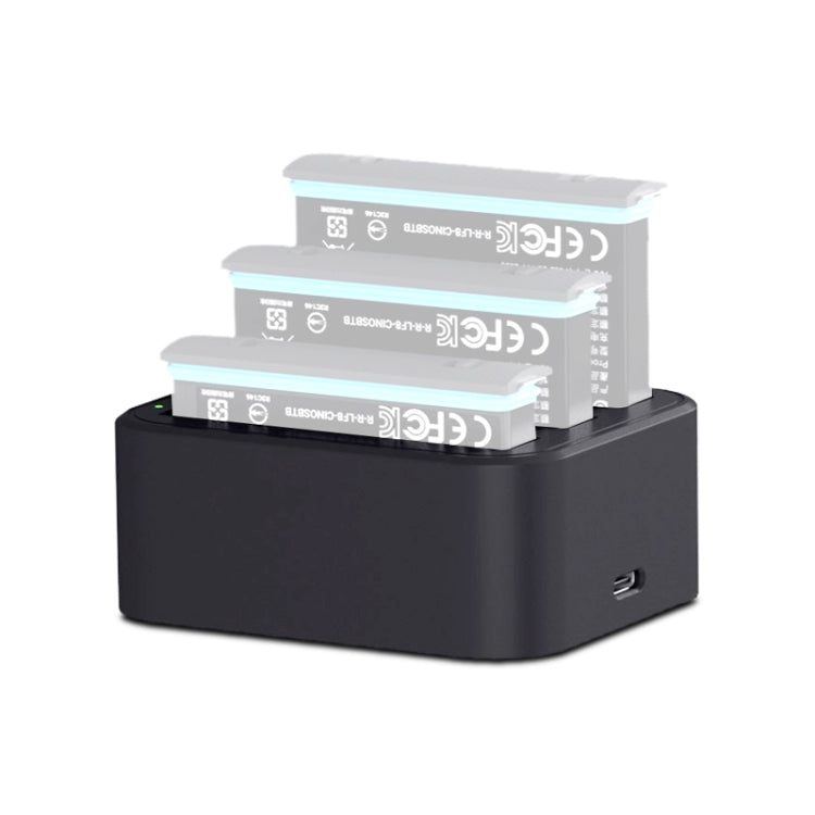 Per caricabatterie rapido per batterie Tri-Slot Insta360 X3 / One X2, For Insta360 X3 / One X2 Tri-Slot Batteries