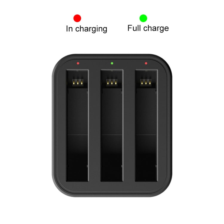Per caricabatterie rapido per batterie Tri-Slot Insta360 X3 / One X2, For Insta360 X3 / One X2 Tri-Slot Batteries