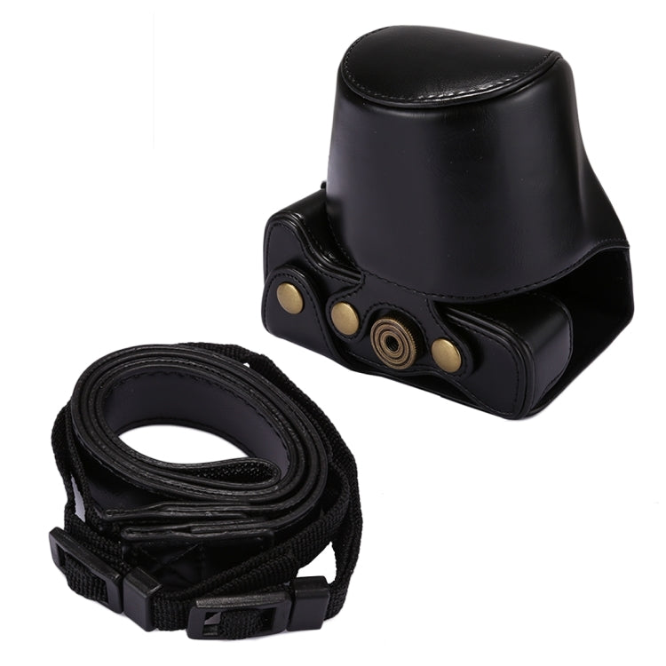 Custodia in pelle PU per fotocamera full body con cinturino per Canon EOS M5, For EOS M5