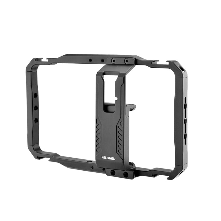 YELANGU LW-B01-1 Vlogging Trasmissione in diretta Smartphone Video Rig Gabbia metallica, LW-B01-1