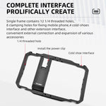 YELANGU LW-B01-1 Vlogging Trasmissione in diretta Smartphone Video Rig Gabbia metallica, LW-B01-1