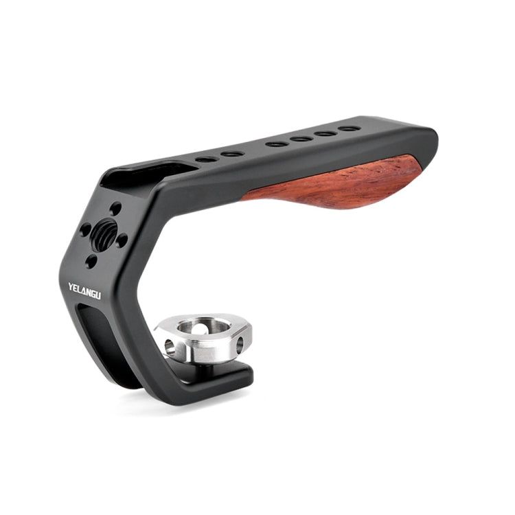 YELANGU LW-B01-3 Stabilizzatore video portatile Maniglia superiore con scarpe fredde per gabbia LW-B01, LW-B01-3