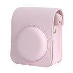 Per FUJIFILM instax mini 12 Borsa per fotocamera con custodia in pelle per tutto il corpo con cinturino